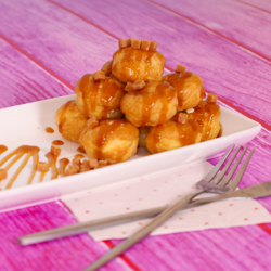 Caramel Profiteroles 